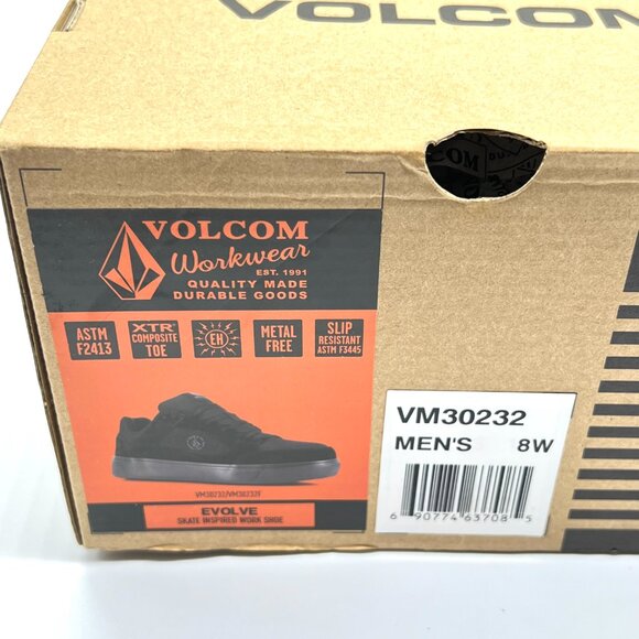 10W 10 WIDE WIDTH Volcom Composite Toe Wedge Sole Metal Free Work Shoe VM30232 - Picture 15 of 15